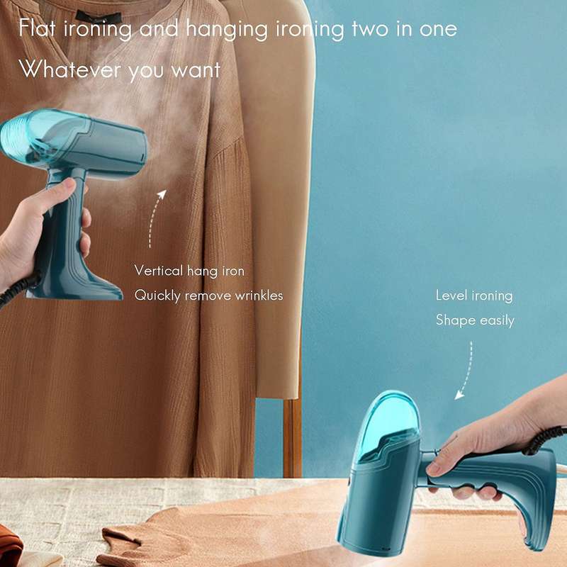 Handheld Garment Steamer 1500w Household Fabric Steam Iron Eu Plug