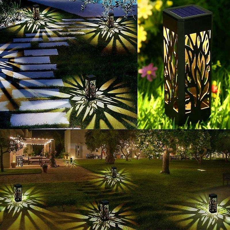 Solar Lights Outdoor 6 Pack Garden Lights Solar Powered