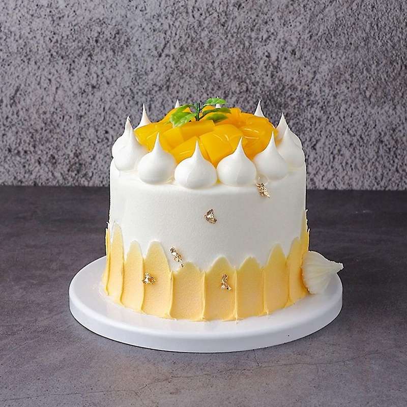 6inch Silicone Cake Model Embryo Birthday Cake Window Display (d)