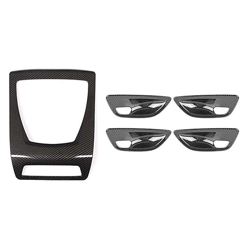Car Styling Carbon Fiber Front Light Panel for Bmw 5 Series F10 F18