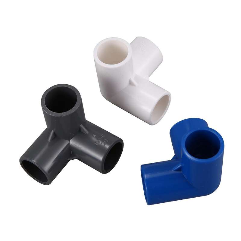 48pcs Plastic Pvc 20mm Hose Tee Connector for Garden Irrigation