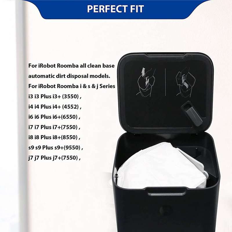 For Irobot Roomba Replacement Dust Bags Sweeping Spare Parts