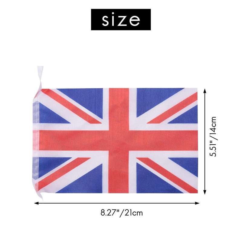 10x Union Jack Bunting 9 Metres/30ft Long with 30 Flags