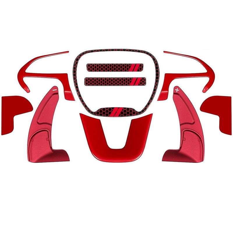 Steering Wheel Cover Trim for 2015-2021 Dodge Challenger Charger