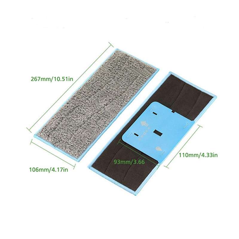 12pcs Washable Wet Mopping Dry Mopping Pads for Irobot Braava Jet M6