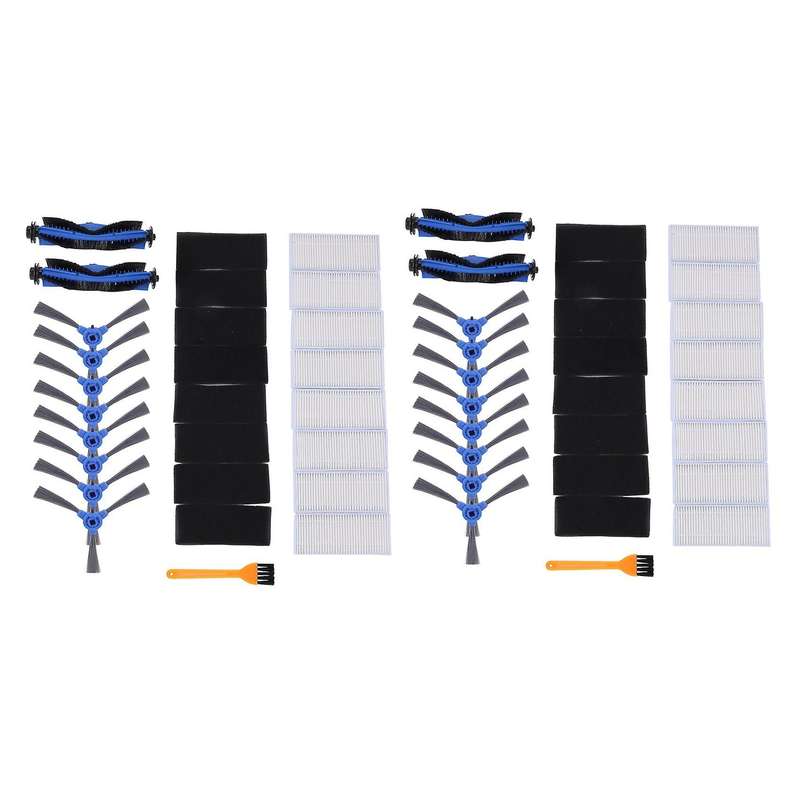 Compatible with Eufy Robovac 11s,16x Side Brushes, 4x Rolling Brush