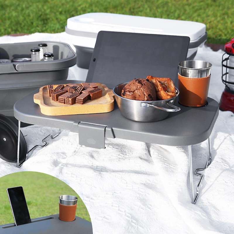 Folding Picnic Camping Basket Insulated Cooler Home Storage Basket