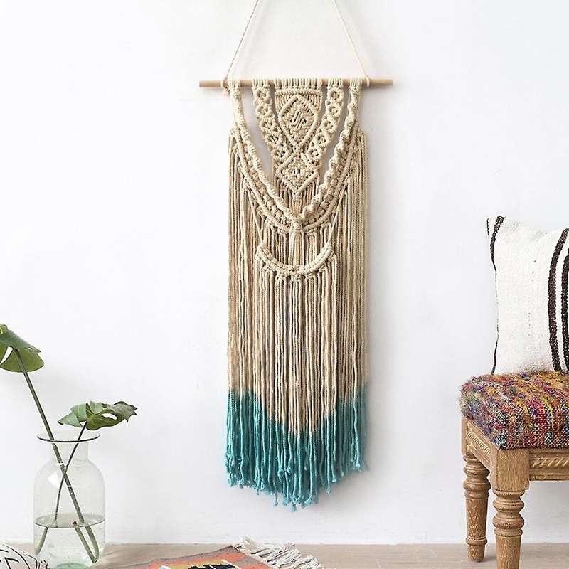 Hand Woven Tapestry, Bohemian Macrame Wall Art, Ins Decoration