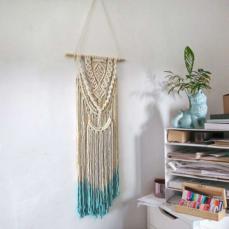 Hand Woven Tapestry, Bohemian Macrame Wall Art, Ins Decoration