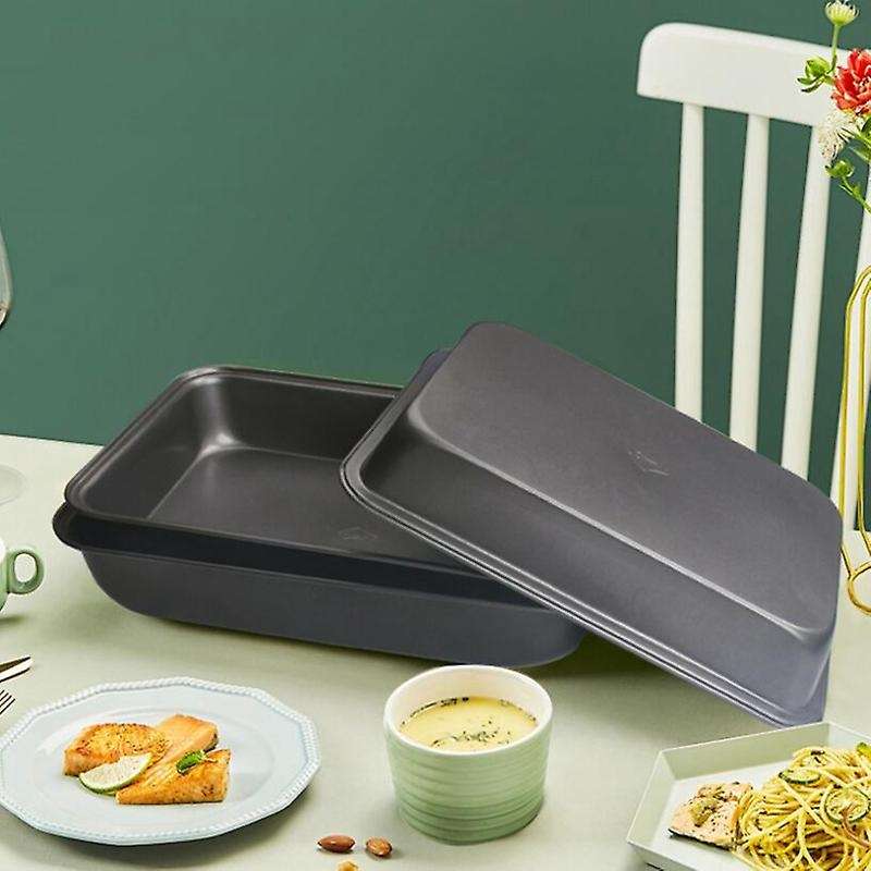 Baking Deep Baking Pans Set, Rectangle Cake Pan for Oven, 3 Piece