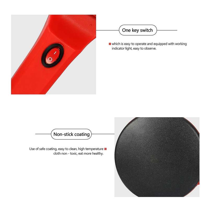 Non-stick Electric Crepe Maker Pancake Machine Griddle (eu Plug)