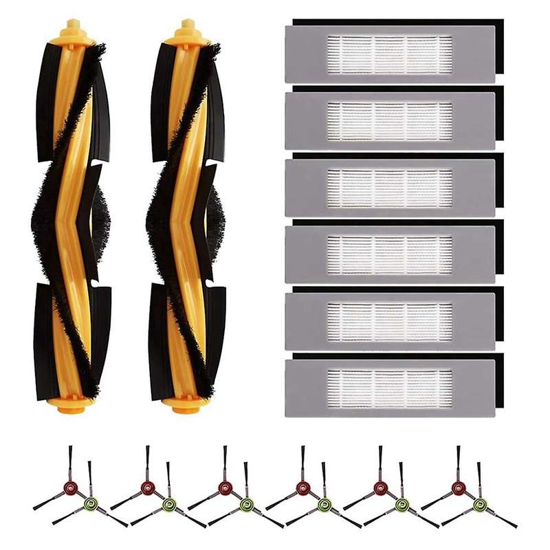 For Ecovacs Deebot Ozmo T8/t8 Max Main Side Brush Filter Dust Bag Kit