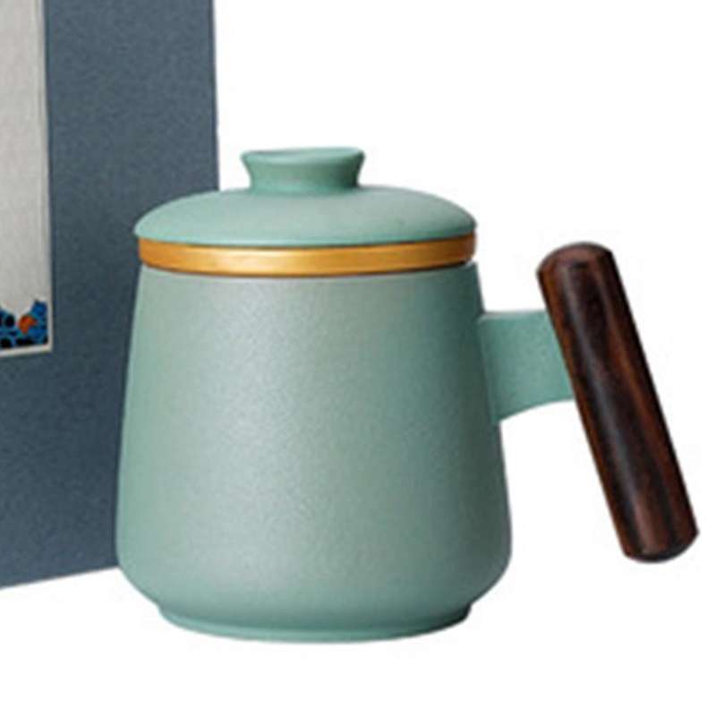 Chinese Tea Cup Porcelain Celadon Teacup Set Teapot Drinkware Set A