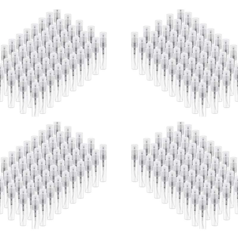 200pcs Clear Plastic Spray Bottle Portable Fragrance Spray Bottle-3ml