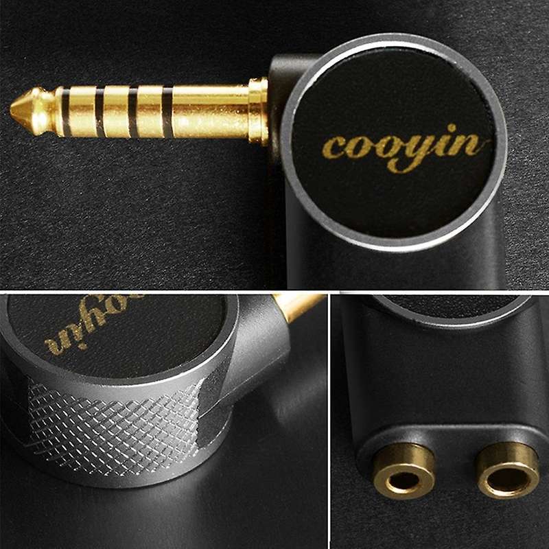 4.4 Mm Audio Adapter Male to 2.5mm 3.5mm Female Plug 24k Gold Plated