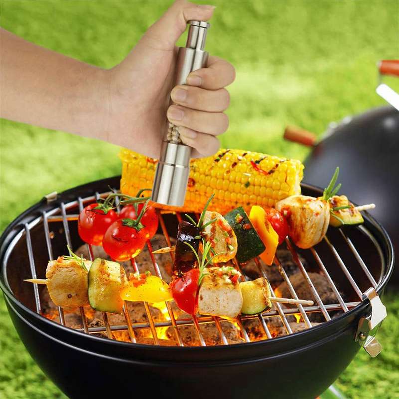 Stainless Steel Salt and Pepper Grinder Durable Operation 4 Pack
