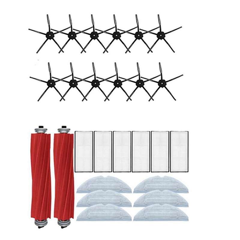 26pcs for Xiaomi Roborock S7 T7s Plus Main Side Brush Mops Filter