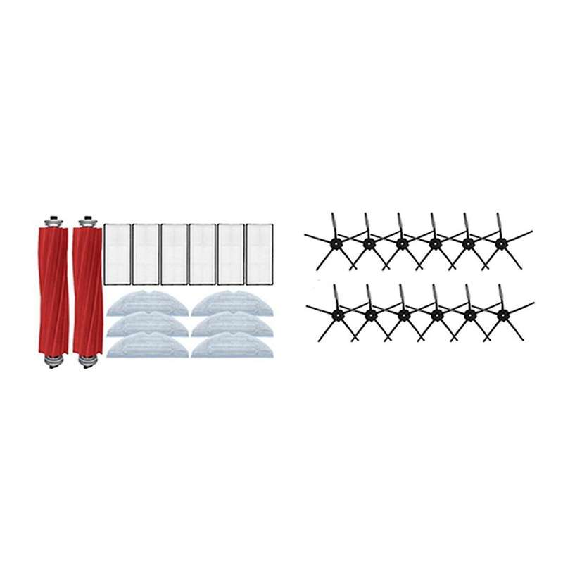 26pcs for Xiaomi Roborock S7 T7s Plus Main Side Brush Mops Filter