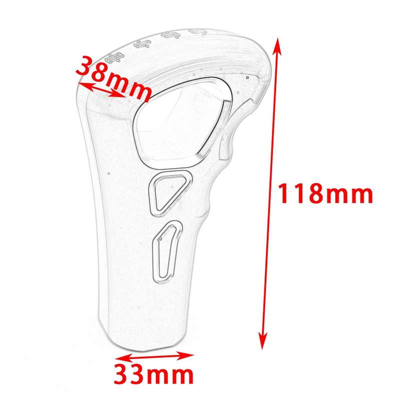 Gear Shift Knob Grip for Polaris Rzr 570 800 900 170 S 1000 Ep(red)
