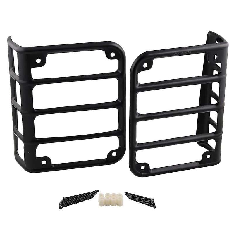Rear Tail Light Guards Fit for Jeep Wrangler Jk Matte 07-17(pair)