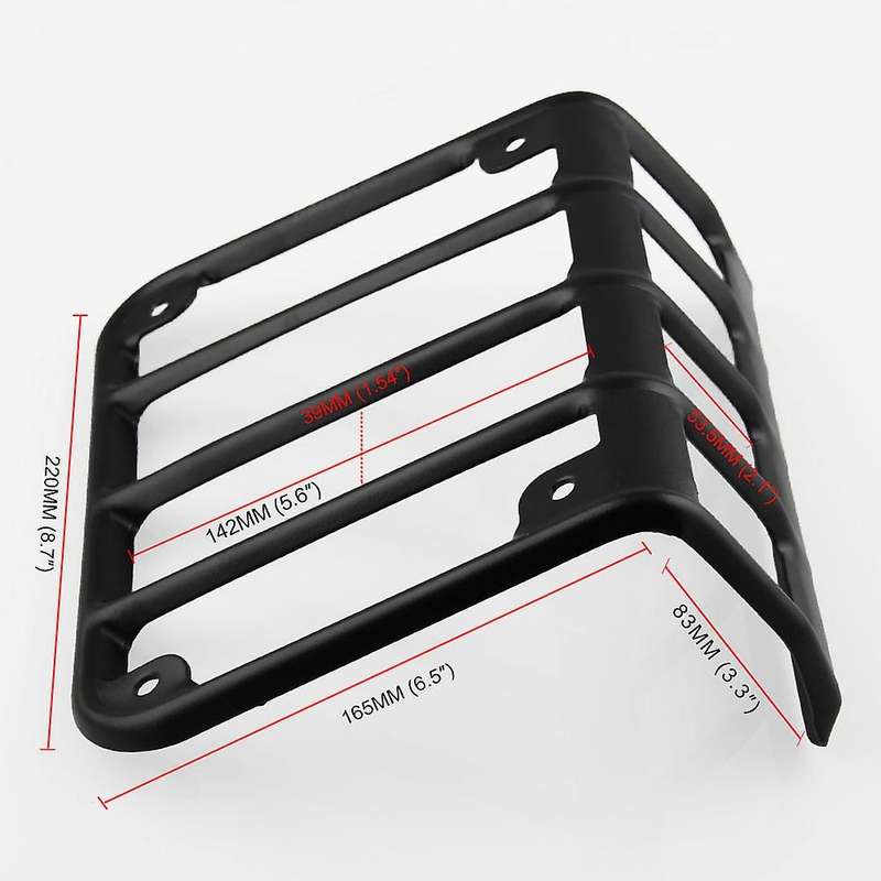 Rear Tail Light Guards Fit for Jeep Wrangler Jk Matte 07-17(pair)