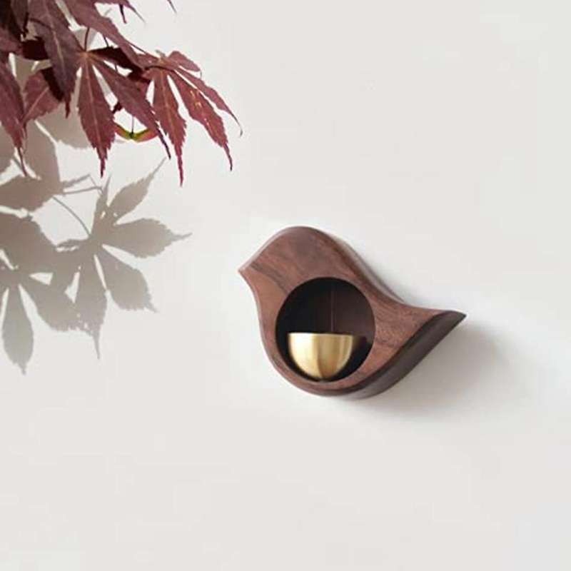 Door Bells, Small Bird Wall-mounted Wind Chimes, for Wooden Doors