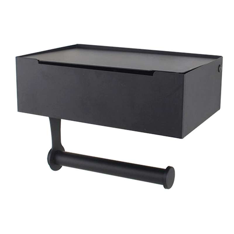 Toilet Paper Holder with Flushable Wipes Dispenser, for Bathroom B