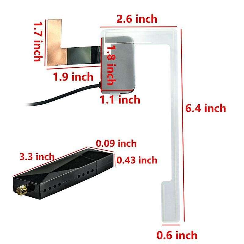 Car Gps Receiver Dab + Antenna with Usb Adapter for Android Player