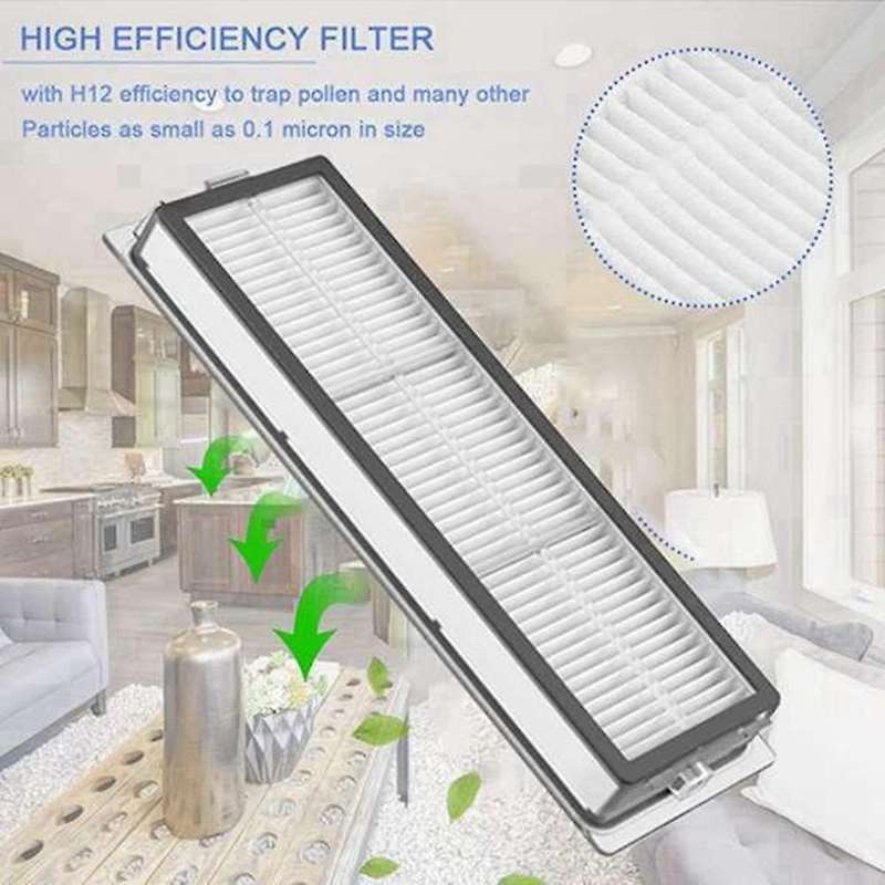 17pcs for Dreame W10 Hepa Filter Mop Cloth Side Brush Cleaning Brush