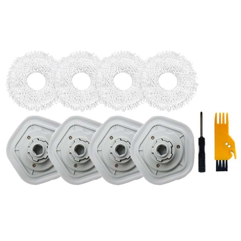 10pcs Replacement Spare Parts for Dreame W10 Mop Cloth Cleaning Brush