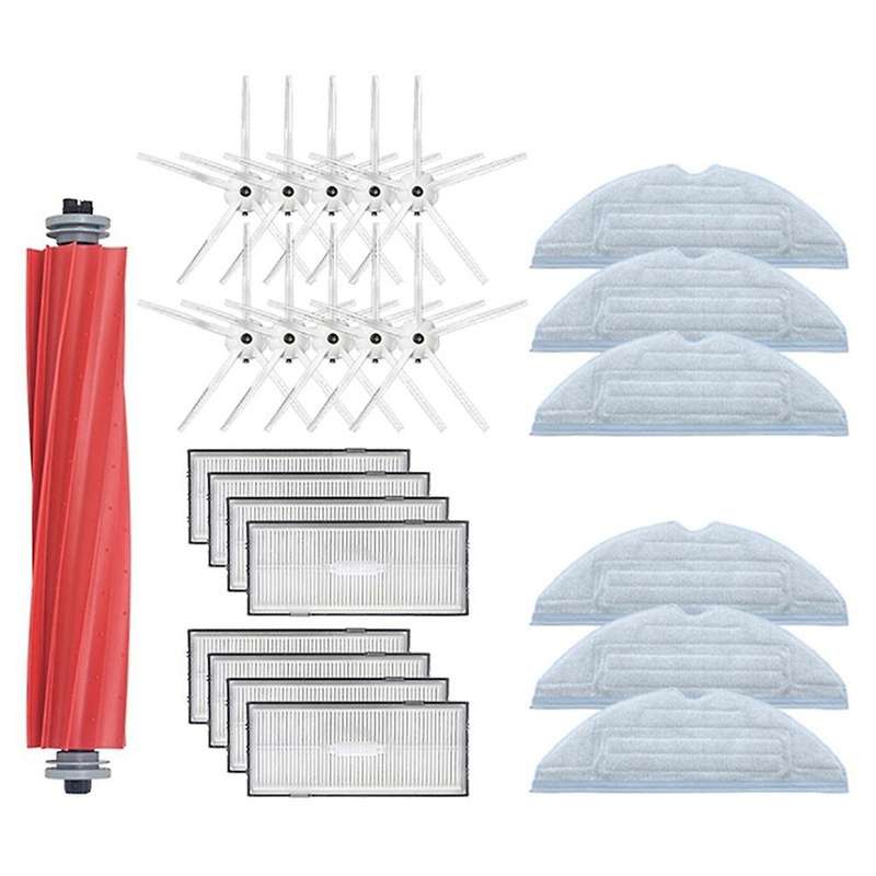 Main Side Brush Filter Mop Cloth for Roborock S7 T7s Plus Robot Kits