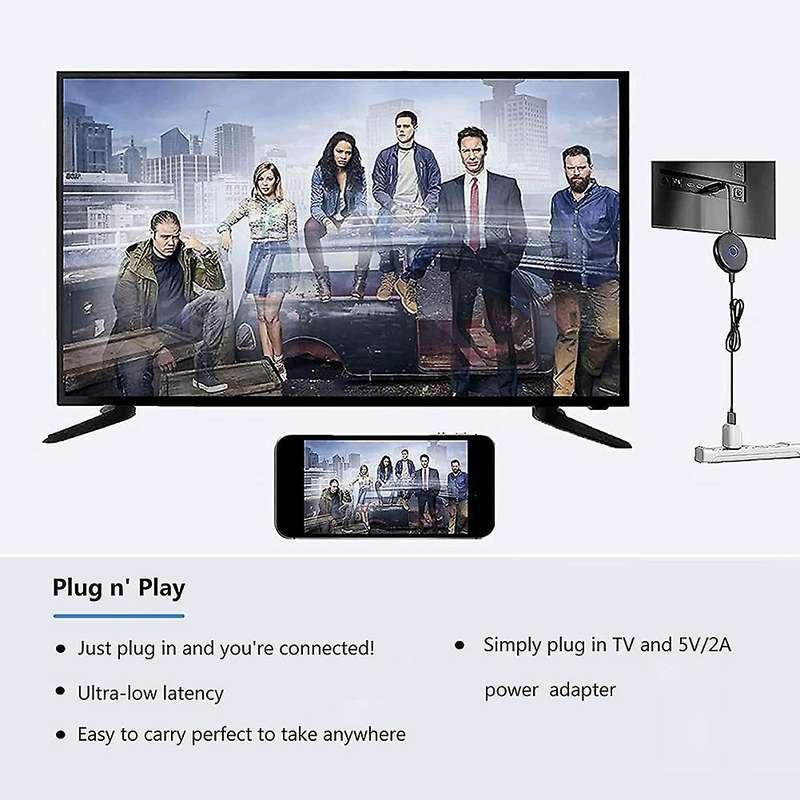 Wireless Hdmi-compatible Display Adapter, for Meeting/home Theater