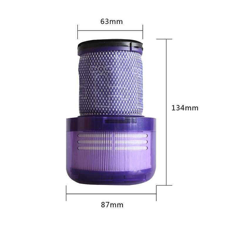 4 Pack Replacement Reusable Washable Filter for Dyson V12 Detect