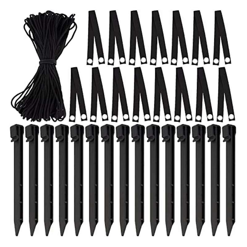 31 Pcs Tree Stake Kits, for Young Trees Against Wind, Straight Up Fix