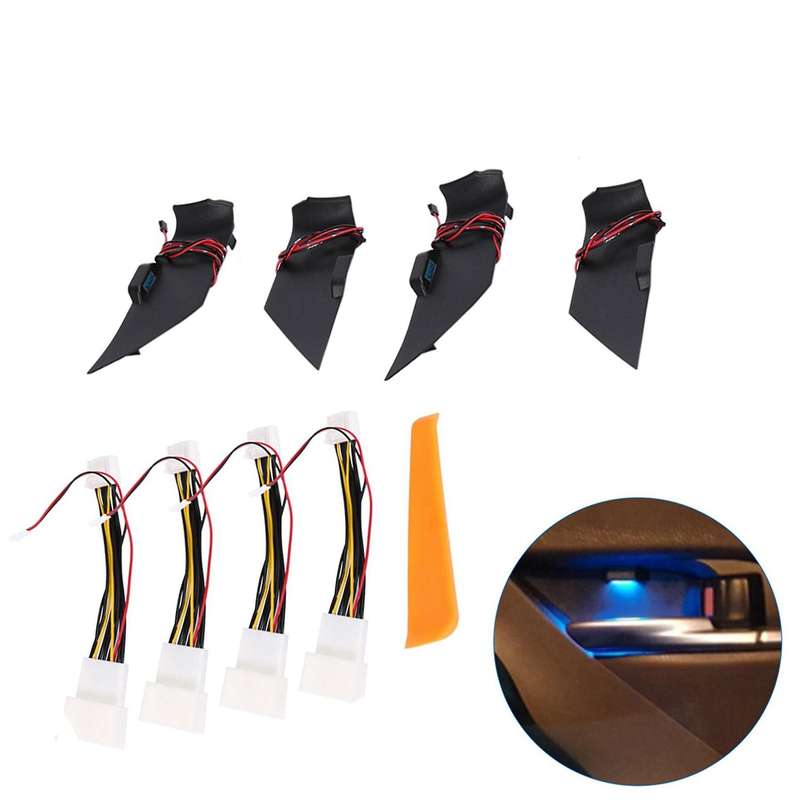 For Toyota Camry Door Bowl Armrest Atmosphere Light Led Blue