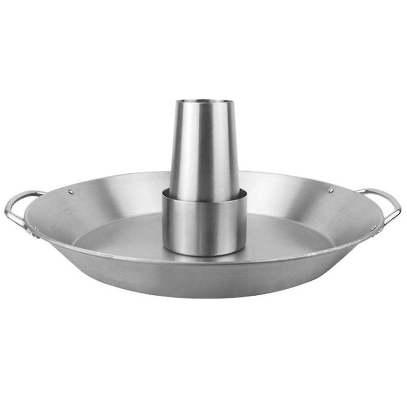Stainless Steel Roast Chicken Pan Removable Bbq Turkey Rack Plate