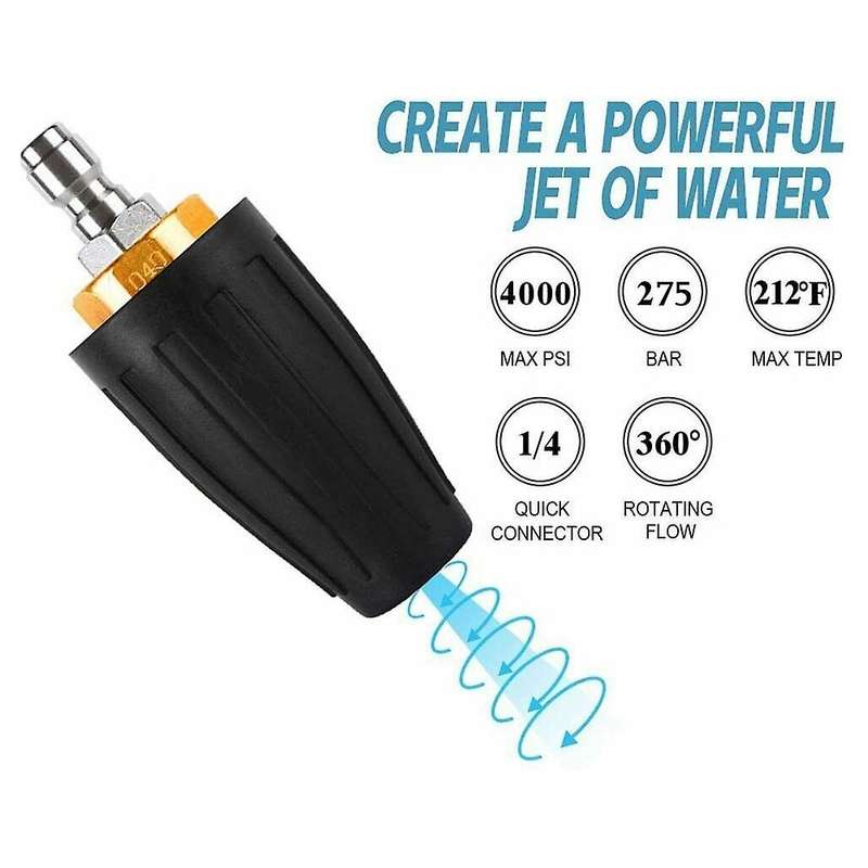 Spray Nozzle Tips and Quick Connect Pivot Adapter Coupler 180 Degrees