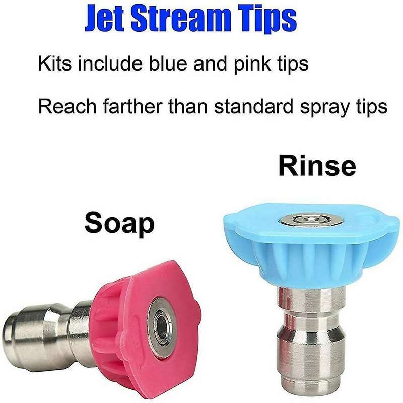 Spray Nozzle Tips and Quick Connect Pivot Adapter Coupler 180 Degrees