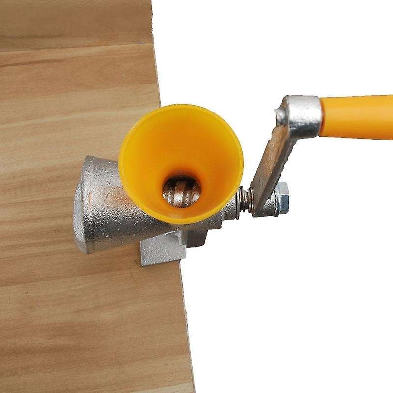 Cast Iron Manual Poppy Seed Mill Spice Grinder with Plastic Hopper