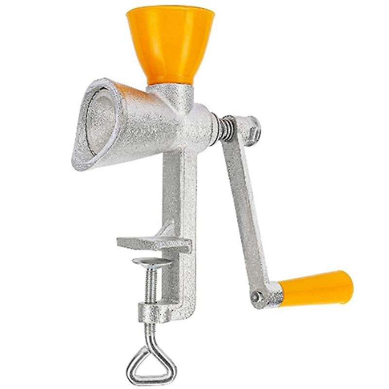 Cast Iron Manual Poppy Seed Mill Spice Grinder with Plastic Hopper