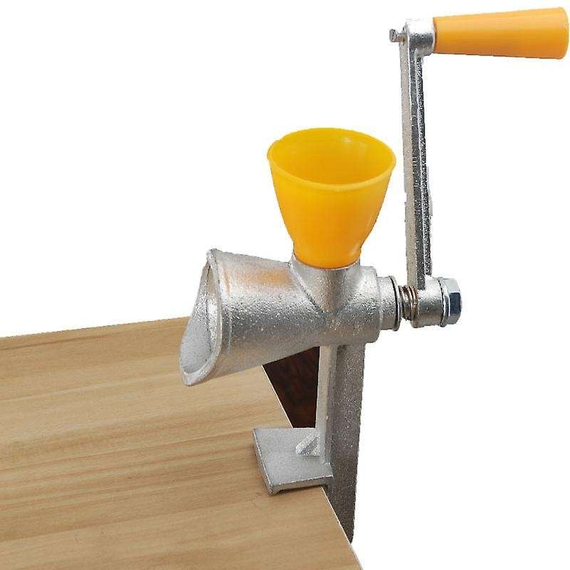 Cast Iron Manual Poppy Seed Mill Spice Grinder with Plastic Hopper