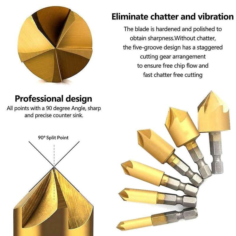 Wood Drill 23pcs Drill Bit Wood Plug Cutter with Center Punch Tools