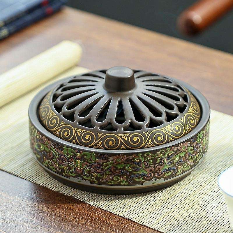 1pc Incense Burner Ceramic Incense Burner Enamel Incense Burner B