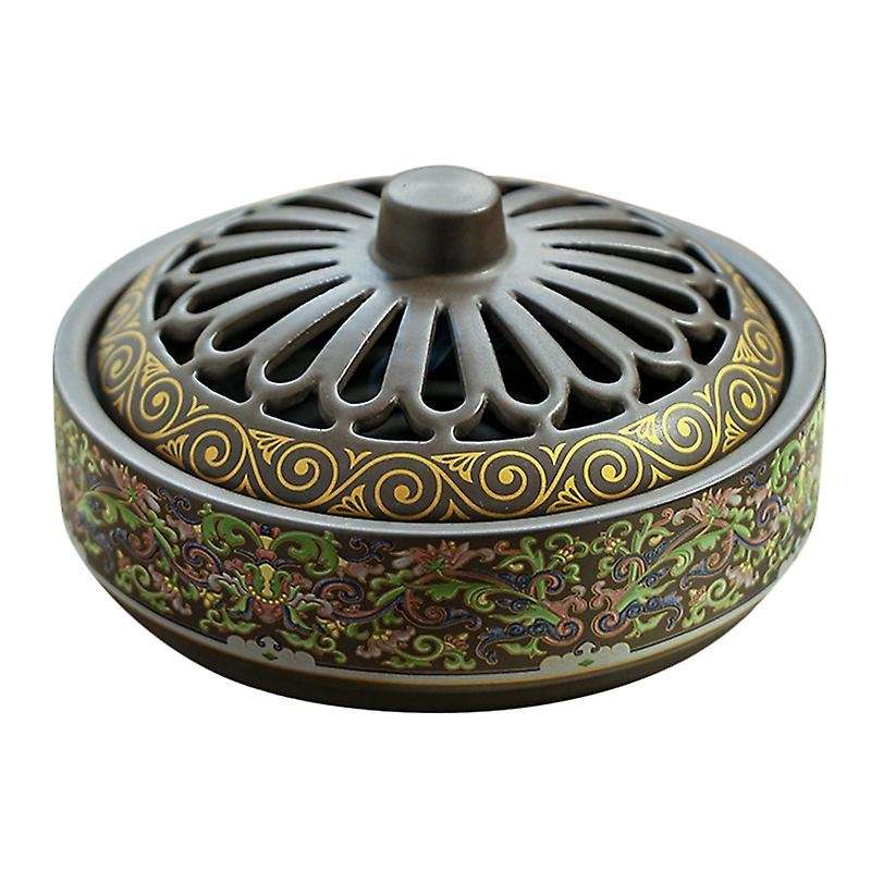 1pc Incense Burner Ceramic Incense Burner Enamel Incense Burner B