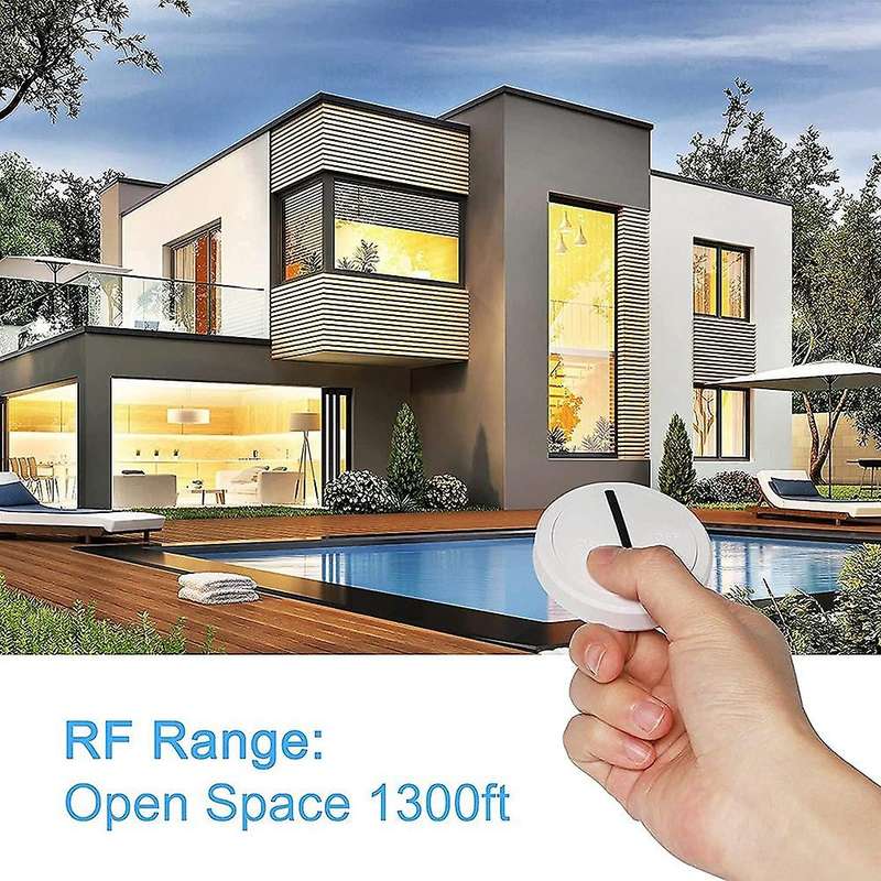 Wireless Light Switch and Receiver Kit, Mini Remote Control Switch