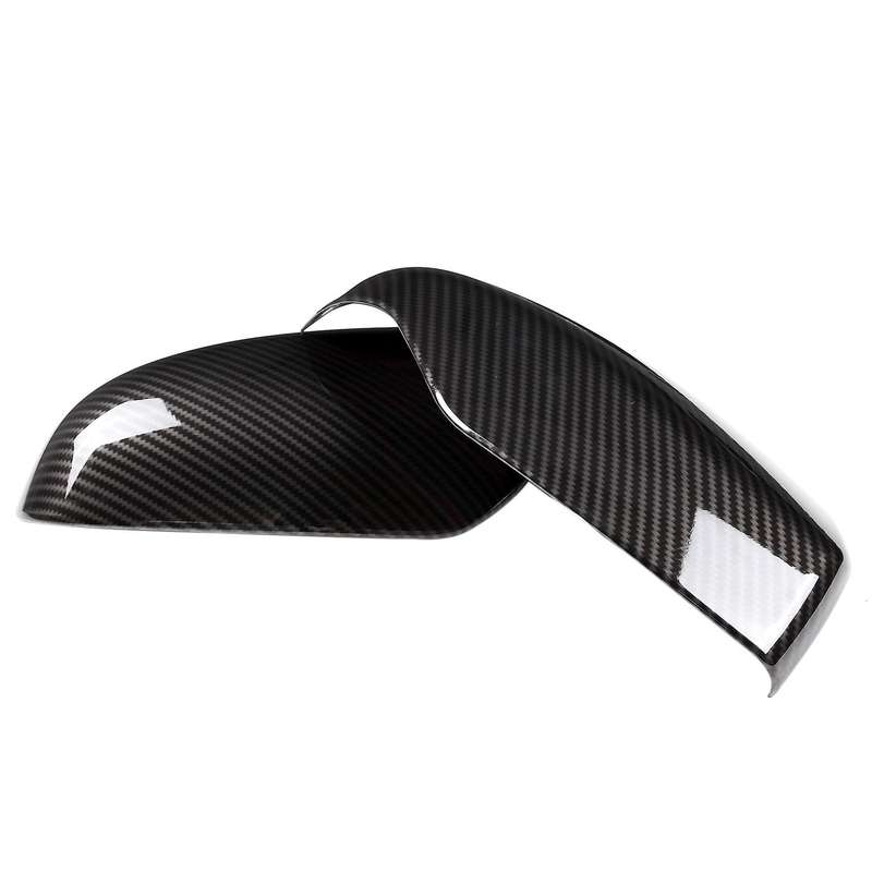 For Subaru Outback 2022 Carbon Fiber Abs Car Rear View Cap Cover Trim