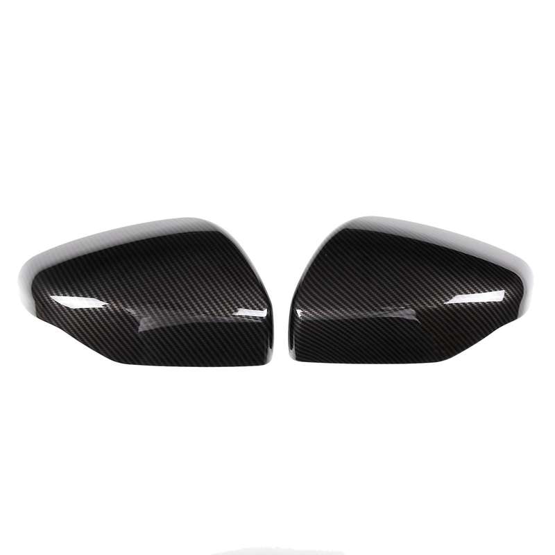 For Subaru Outback 2022 Carbon Fiber Abs Car Rear View Cap Cover Trim