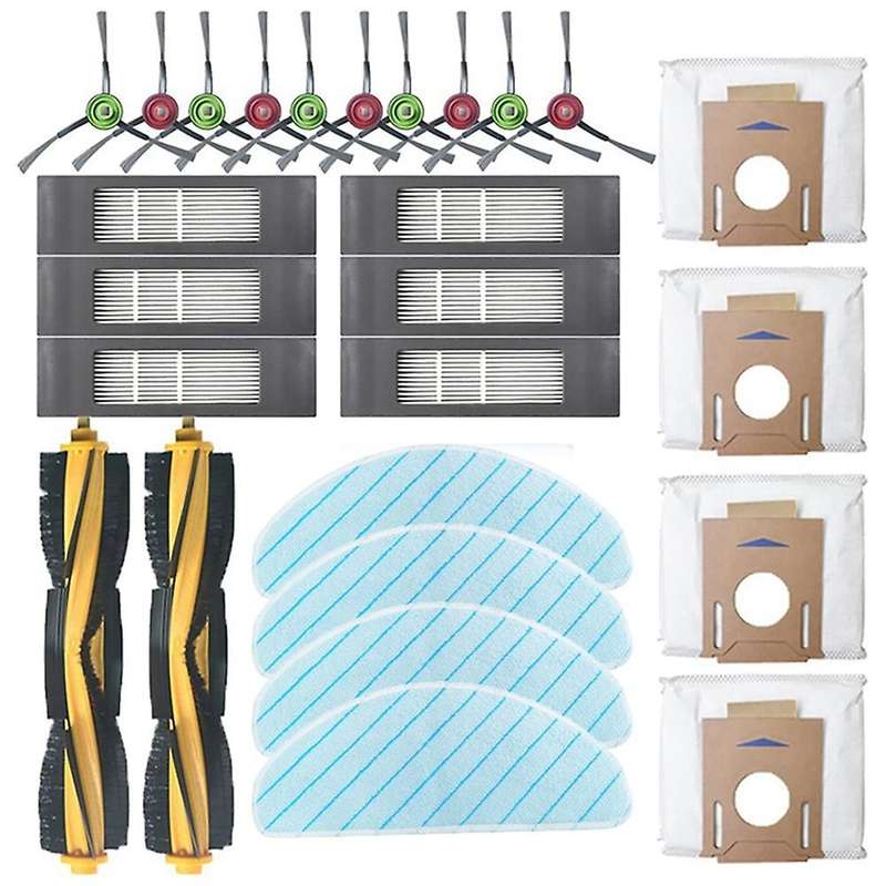 Main Side Brush Mop Filter Replacement Accessories Kits for Ecovacs