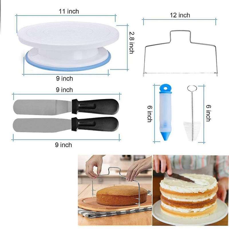 106-in-1 Cake Decorating Supplies Revolving Cake Turntable Diy Set