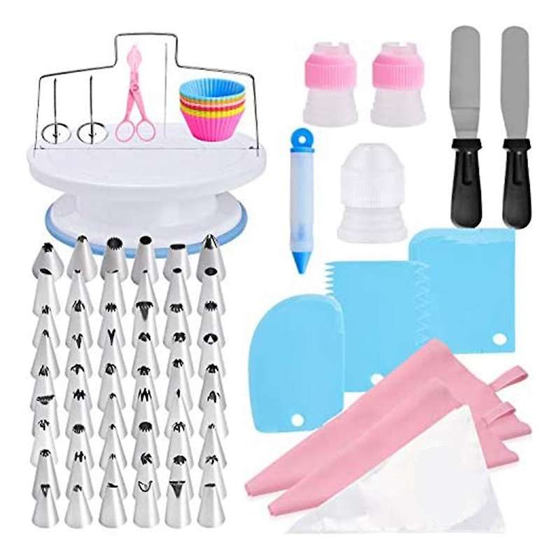 106-in-1 Cake Decorating Supplies Revolving Cake Turntable Diy Set